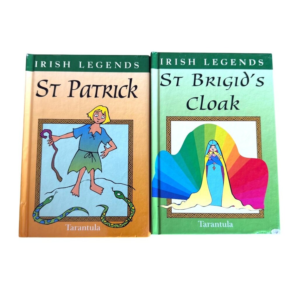 Irish Legends St Patrick Brigids Cloak Book Set Tarantula Childrens Folk History